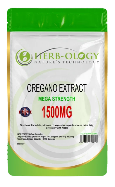 Origano capsule erba pura 1500 mg Supporto per la salute ad alta potenza