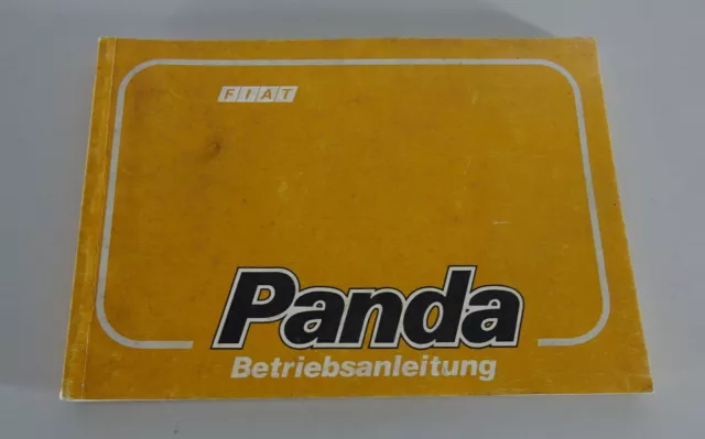 Operating instructions / manual Fiat Panda type 141 incl. panda 4x4 stand 04/1989