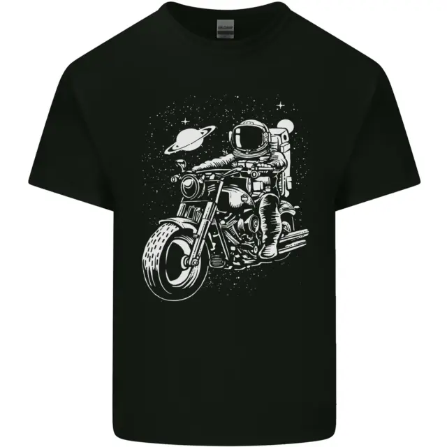 T-shirt bambini Space Biker Astronaut on a Motorcycle Space bambini