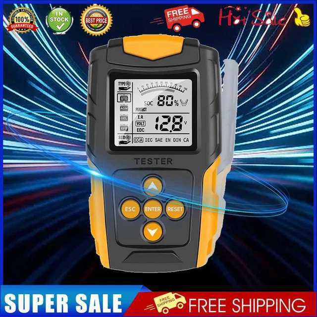 12V/24V Car Battery Tester Digital Display Car Diagnostic Tool for Car Batteries