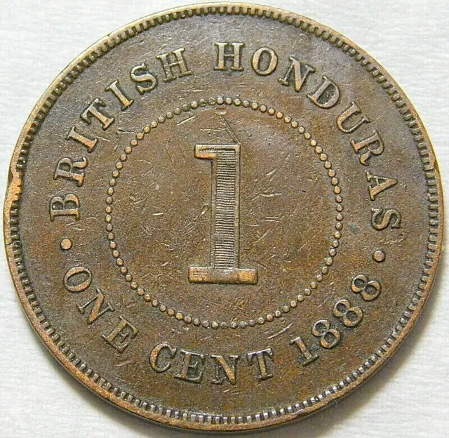 1888 British Honduras One Cent  A42-735 2