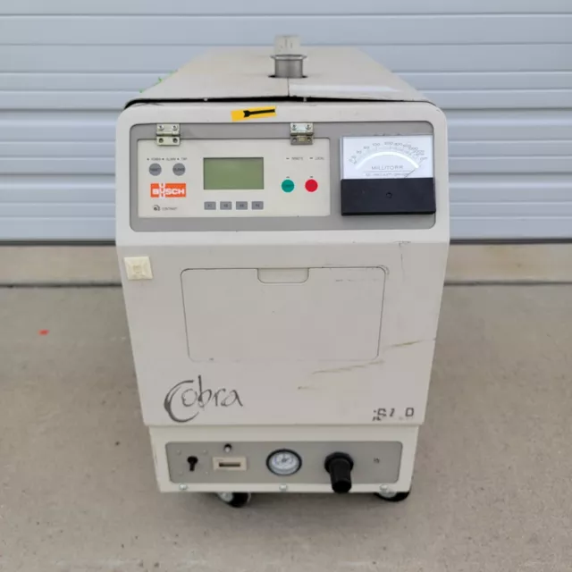 Busch Cobra CS100 Dry Rough Vacuum Pump RC-2935-2, 208v 3-Phase
