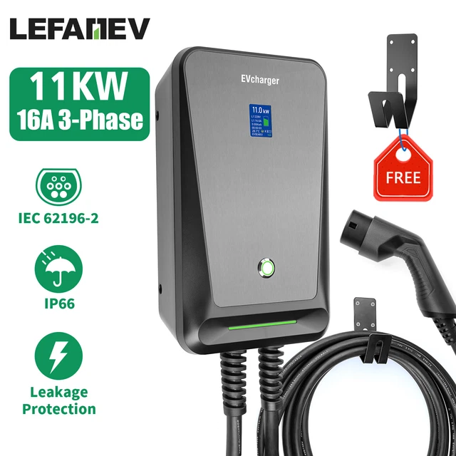 XUDIANTONG OEM ODM IP54 Waterproof 3 Phase Ac Type2 Electric Car 3.5kw 7kw 11kw 22kw EV Charger Station