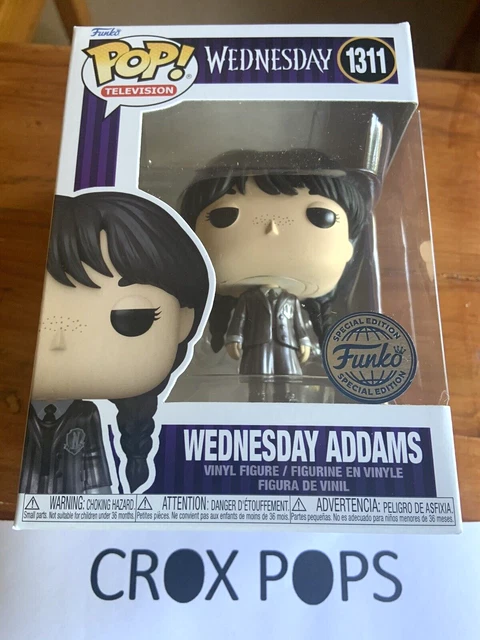 Metallic Wednesday Addams FE 1311 Funko Pop Vinyl New in Mint Box + Protector