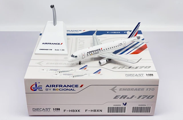 エールフランス・リージョナル ERJ-170LR F-HBXK 1/200 www.JetCollector.com: Air France ERJ-170LR F-HBXK 1:200