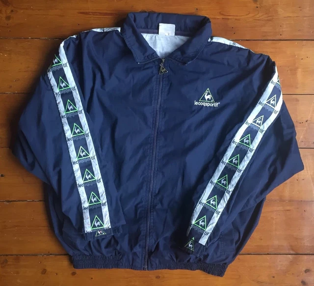 Windproof Jacket Le Coq Sportif Tracksuit Gold VINTAGE RETRO 90S