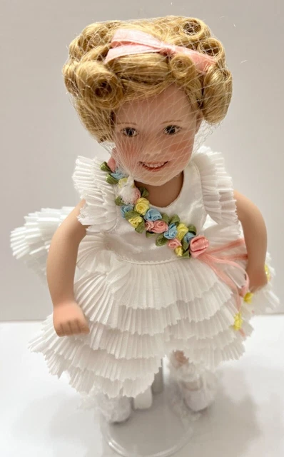 Danbury Mint Shirley Temple Baby Take A Bow Movie Classics Porcelain Doll COA