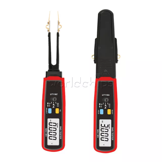 UNI-T UT116 SMD Multimeter Auto Range Resistance Capacitance Diode Test Meter