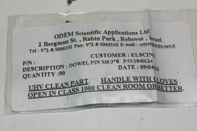 Dowel Pins PIN M6 3*8 lot of 90