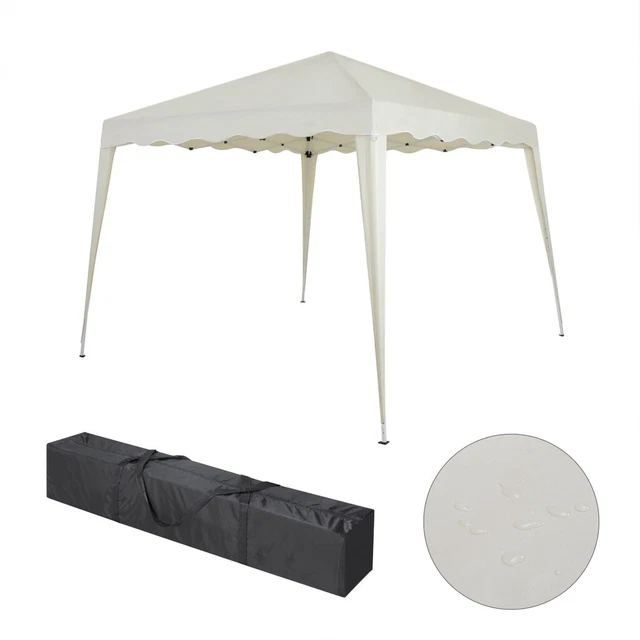 Faltpavillon 3x3m, wasserabweisend, UV-Schutz 50+ inkl. Aufbewahrungstasche
