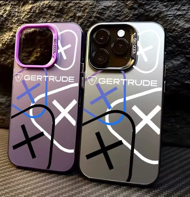 à la mode gertrude coque téléphone cas iphone xs/xr 7/8/11