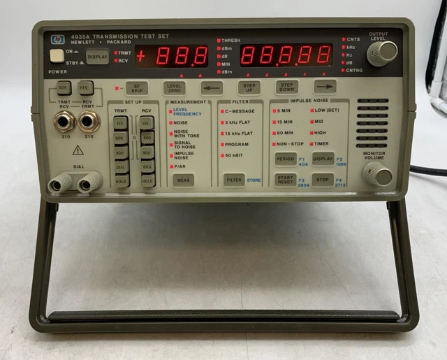 VINTAGE Hewlett Packard HP 4935A Transmission Test Unit TESTED