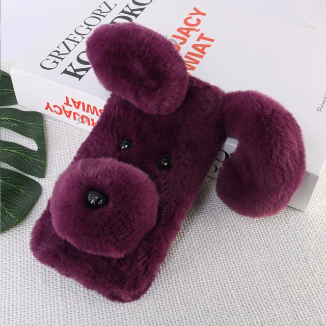 Coque pour téléphone à motifs en peluche douce Mignon Mode Hiver Garder 8