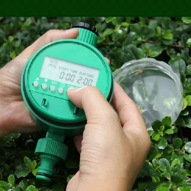 Bewässerungsuhr Digital LCD für Garten B Automatische Wasser Zeitschaltuhr Timer