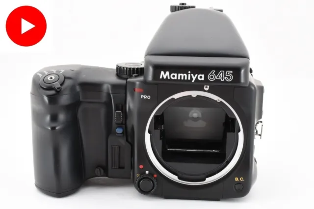 Mamiya 645 Pro Cámara de película de formato medio Cuerpo negro de JAPÓN...