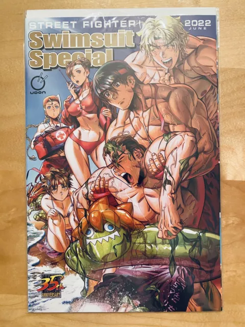 Udon Entertainment Inc 2023 Street Fighter Swimsuit Special #1 Jeehyung Lee Chun-Li Surfboard Bikini Variant (07/19/2023) Udon Raw NM
