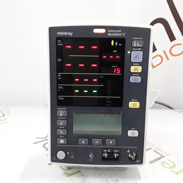Mindray Medical Datascope Accutorr V Vital Signs Monitor