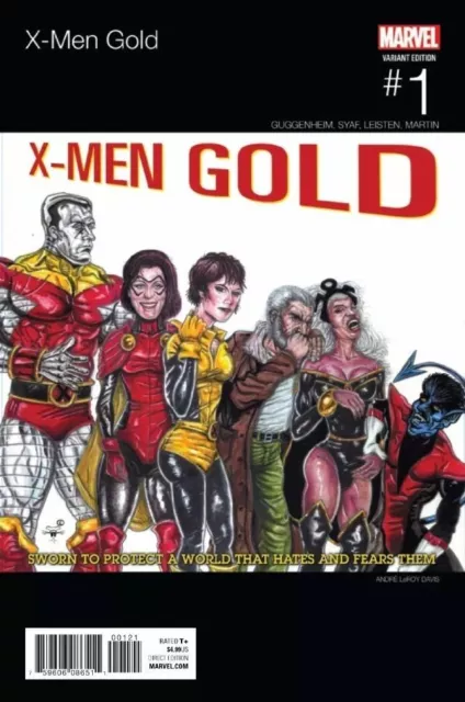 X-MEN GOLD #1 HIP HOP VARIANT(2017)1st PRINT VF/NM MARVEL