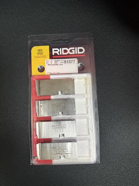 リジッド RIDGID 51377 2 1/2-3 BSPT HS ダイス RIDGID(リジッド) 2 1&frasl;2ー3 BSPT HS ダイス 51377