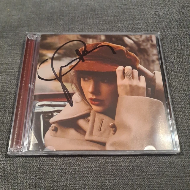 RED (TAYLOR'S VERSION) by Taylor Swift (2021, CD) Signed by Taylor