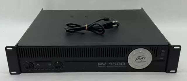 Peavey PV1500 1500W Stereo 2 Channel Power Amplifier (HE1042664)