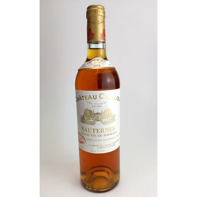 1975 - Chateau Caillou Crême de Tête - Sauternes