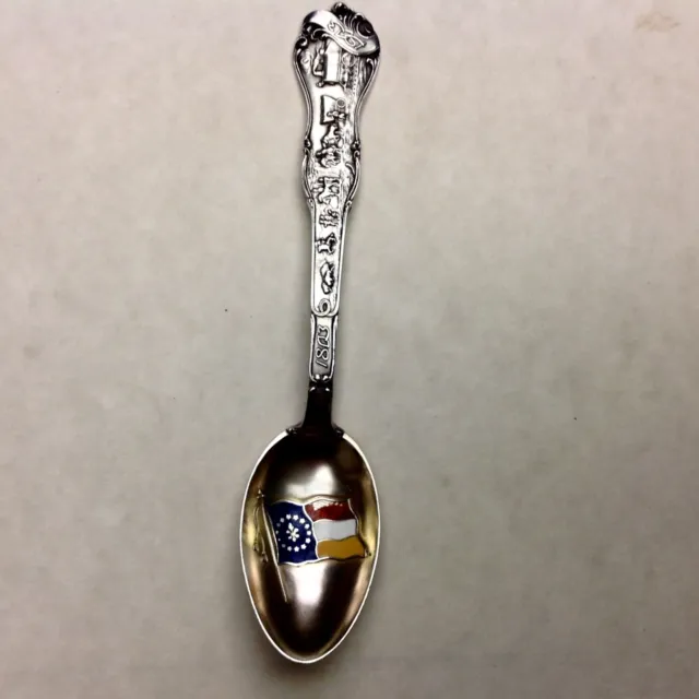 Official 1903 Louisiana Purchase Exposition  Sterling  Silver Souvenir Spoon