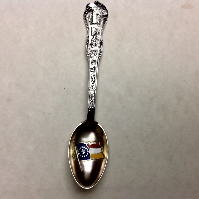 Official 1903 Louisiana Purchase Exposition  Sterling  Silver Souvenir Spoon