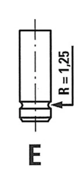 Valvola di aspirazione FRECCIA R4719/S per CLIO RENAULT OPEL A97 VOLVO TF V40 ARENA S40 2