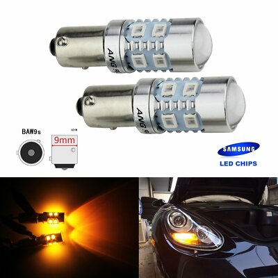 ANG RONG 2x Ampoules BAX9s H6W  10SMD LED Indicateur Citroen C4 Grand Picasso I C5 