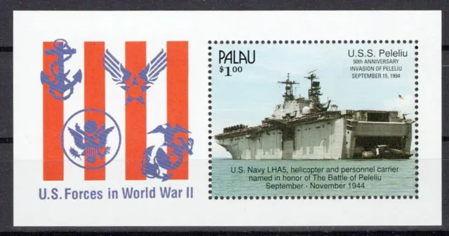 Palau 339 MNH WWII Ships Military War ZAYIX 0124S0156