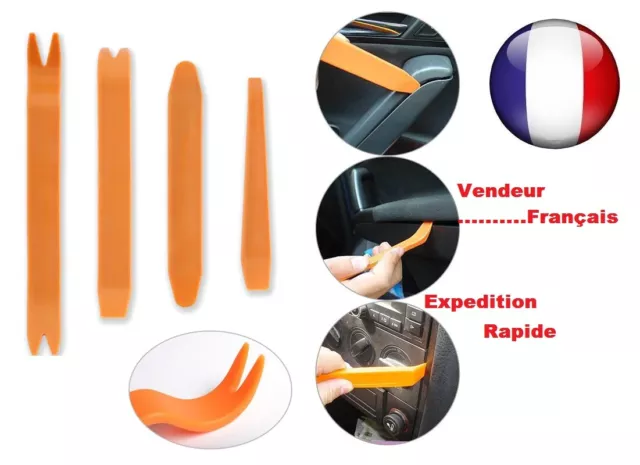 Outils Kits Lames de navigation Démontage Plastique Auto Porte Clip Panneau  Garniture Enlèvement Voiture Intérieur Réparation Outil