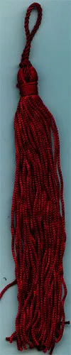 3" Chinese Red Color J19 Chainette Tassels Lot Of 50