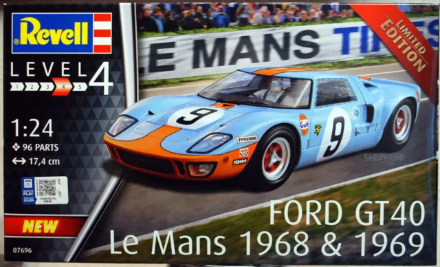 Revell 07696 1968 /69 Ford GT Winner LeMans 1:24