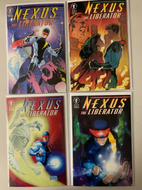 Nexus The Liberator Set:#1-4 4 different books average 8.0 VF (1992)