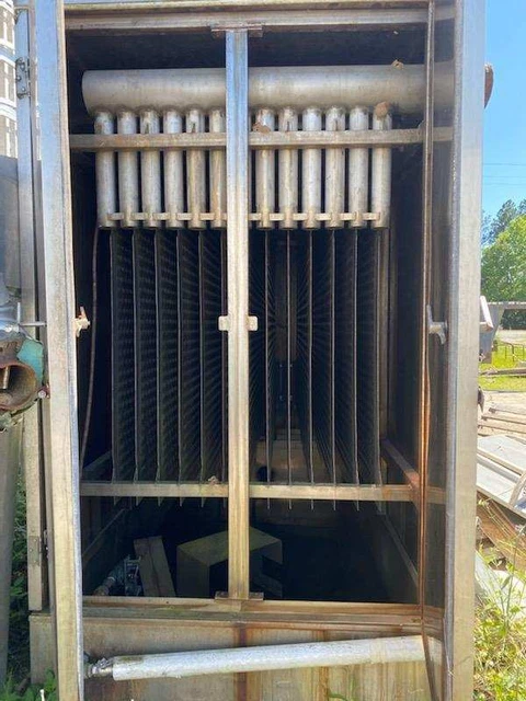 Large Capacity Turbo Ammonia  water chiller. Rated at 260 tons @ 6 degrees F, TD