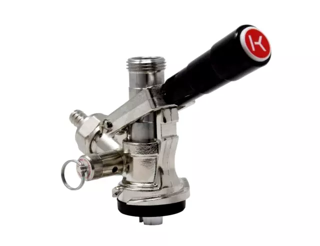 ABECO KT86S-L-5 Euro Sankey Keg Beer Coupler - Lever Handle - S Type