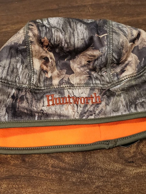 Huntworth Water Repellent Camouflage Men’s Hunting Beanie Reversible Orange