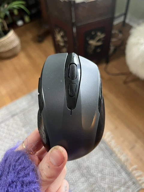 TECKNET Wireless Mouse, Bluetooth Cordless Mice Optical PC Computer BM307 Grey
