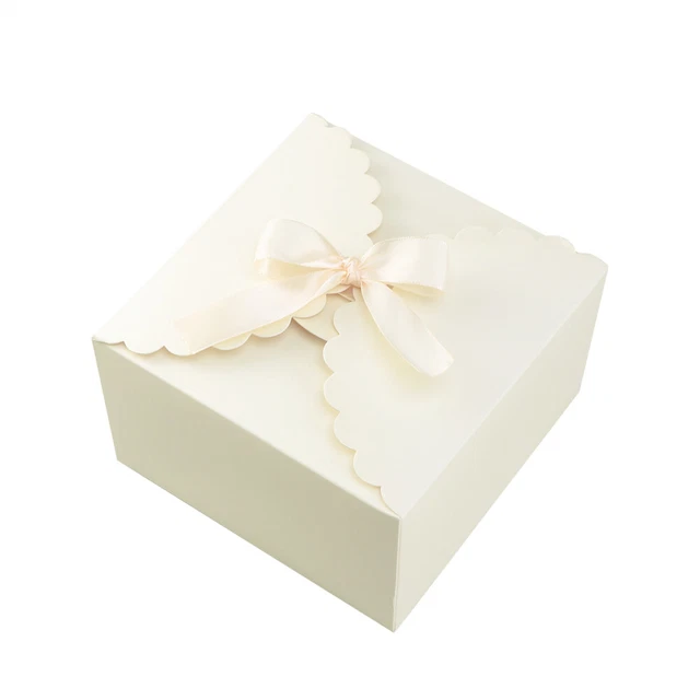 15 Pcs Boîte à bonbons en papier Cadeau de couleur unie traite des collations