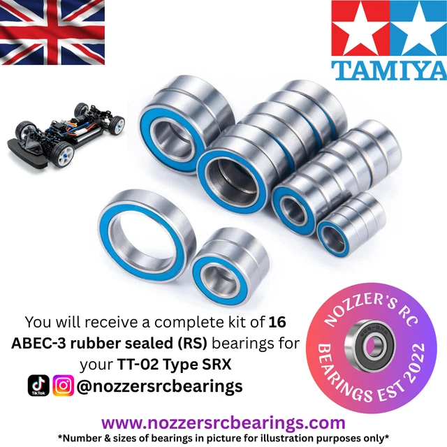 Tamiya 22066 Alu-Propellergelenke Für TT-02 SRX – Hop-Up Teil Für RC-Modelle