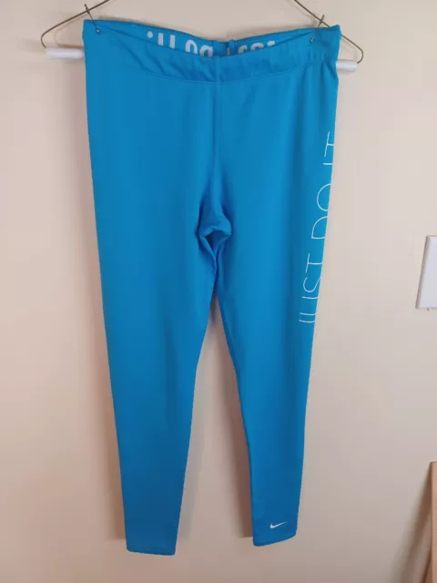 Nike Women's Small Therma-FIT Warm Running Pants Light Blue