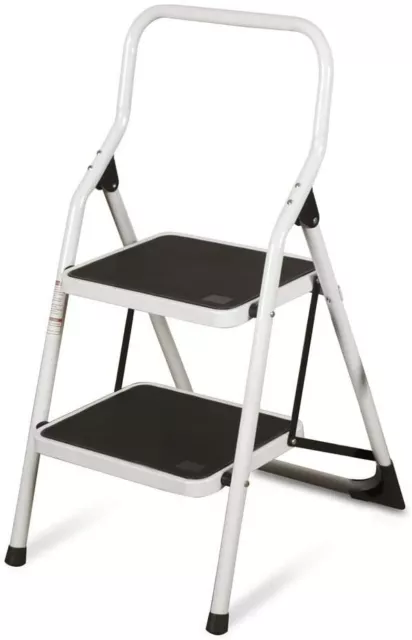 Tabouret Step Échelle Montant 2 Échelons Marches Antidérapant 97x48x7 CM V