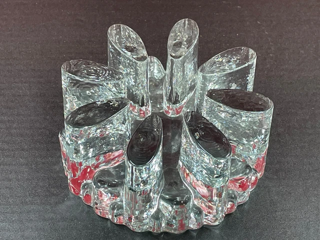 Chauffe plat Centre de table ou dessous de plat en cristal très lourd