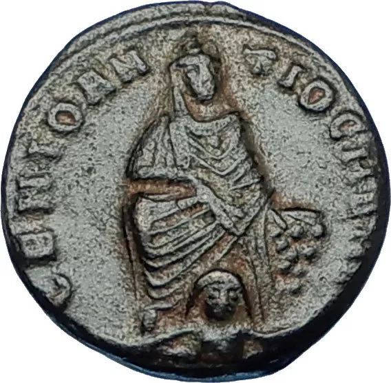 310AD Anonymous Ancient PAGAN Roman Coin GREAT PERSECUTION of CHRISTIANS i65821