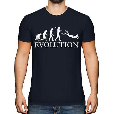 Immersioni subacquee dell'Evoluzione umana Da Uomo T-Shirt Tee Top Regalo Diver