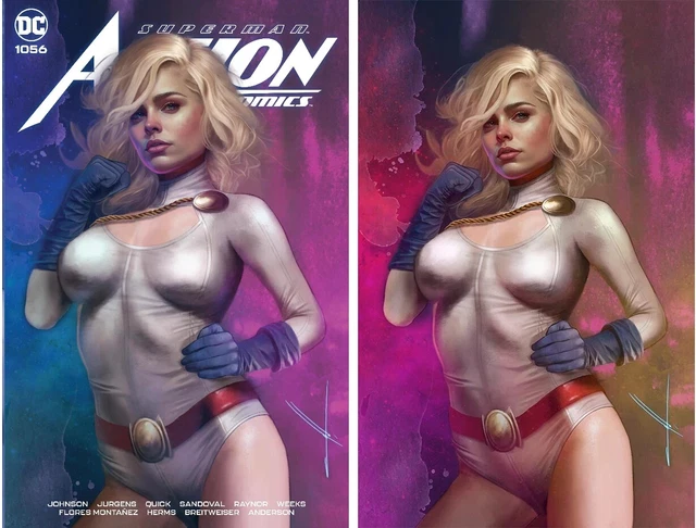 Action Comics #1056 (Carla Cohen Exclusive Power Girl Trade/Virgin Variant Set)