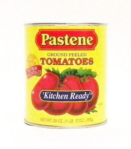 Pastene Kitchen Ready Ground Peeled Tomatoes - 28 oz (6 Pack)