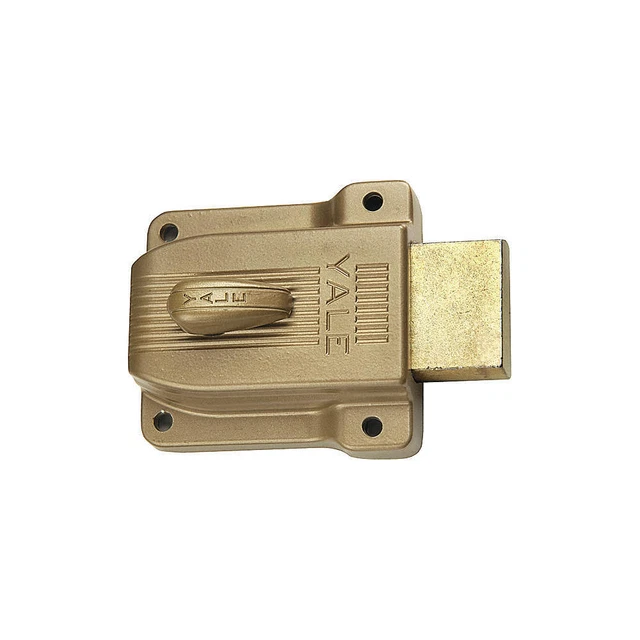 YALE 112 Rimlock,Heavy Duty Deadbolt w/ Thumbturn