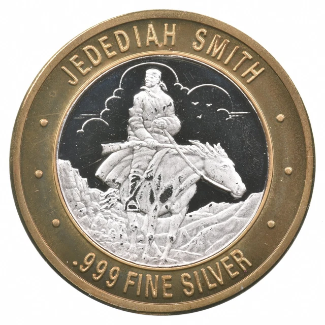 Explorers American West Jedediah Smith $10 Game Casino Token SILVER Strike *788
